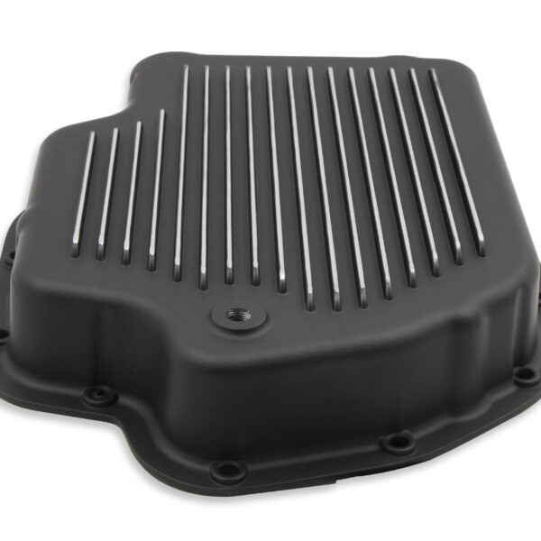 Mr. Gasket MRG-9796BMRG Transmission Oil Pan - Black Aluminum