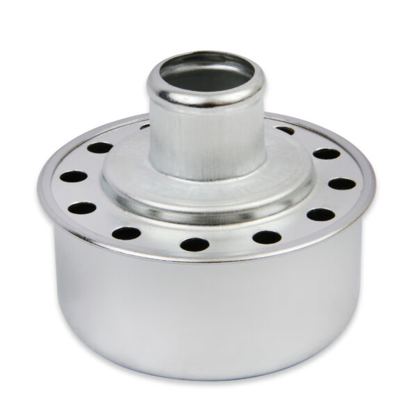 Mr. Gasket Valve Cover Breather - Push-On, Chrome, Big Block Chevy 1965-67