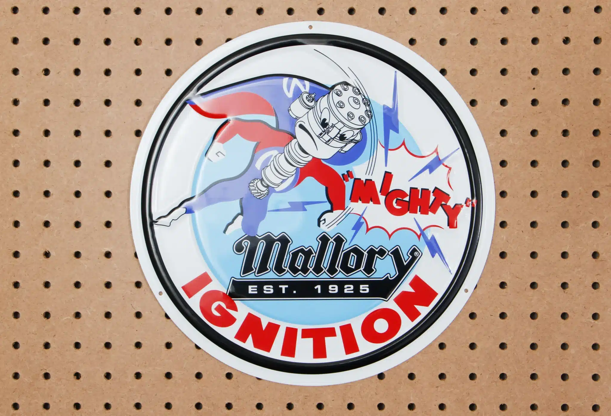 Mallory MAA-D10 Man Metal Sign - Image 4