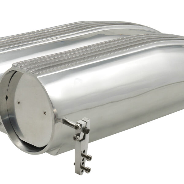 Mr. Gasket Air Scoop - Double Barrel - Shotgun Style Scoop - Polished Aluminum