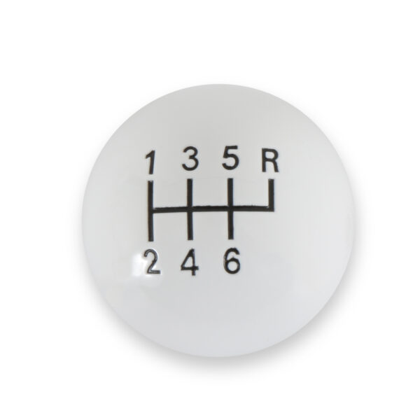 Hurst Shift Knob - 6 Speed - White HUU-1630040