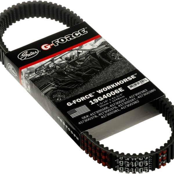 Gates 19G4006E G-Force Workhorse Continuously Variable Transmission (CVT) Belt