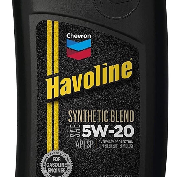 Havoline 5W-20 Conventional Motor Oil, 1 Quart