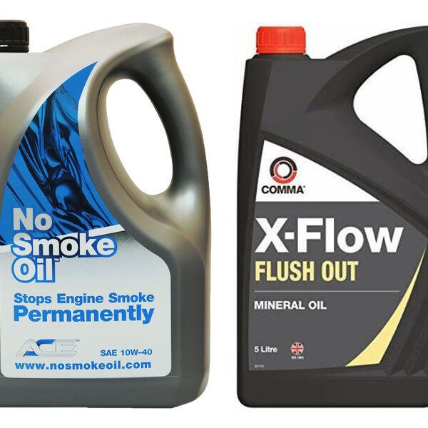 No Smoke Oil© 1040C~CF NoSmokeOil SAE 10W-40 With 5l Comma X-Flow Flush Oil
